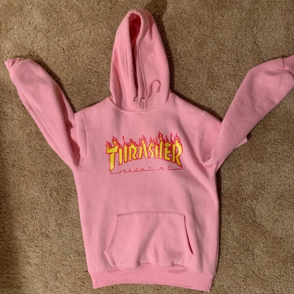 PINK THRASHER HOODIE